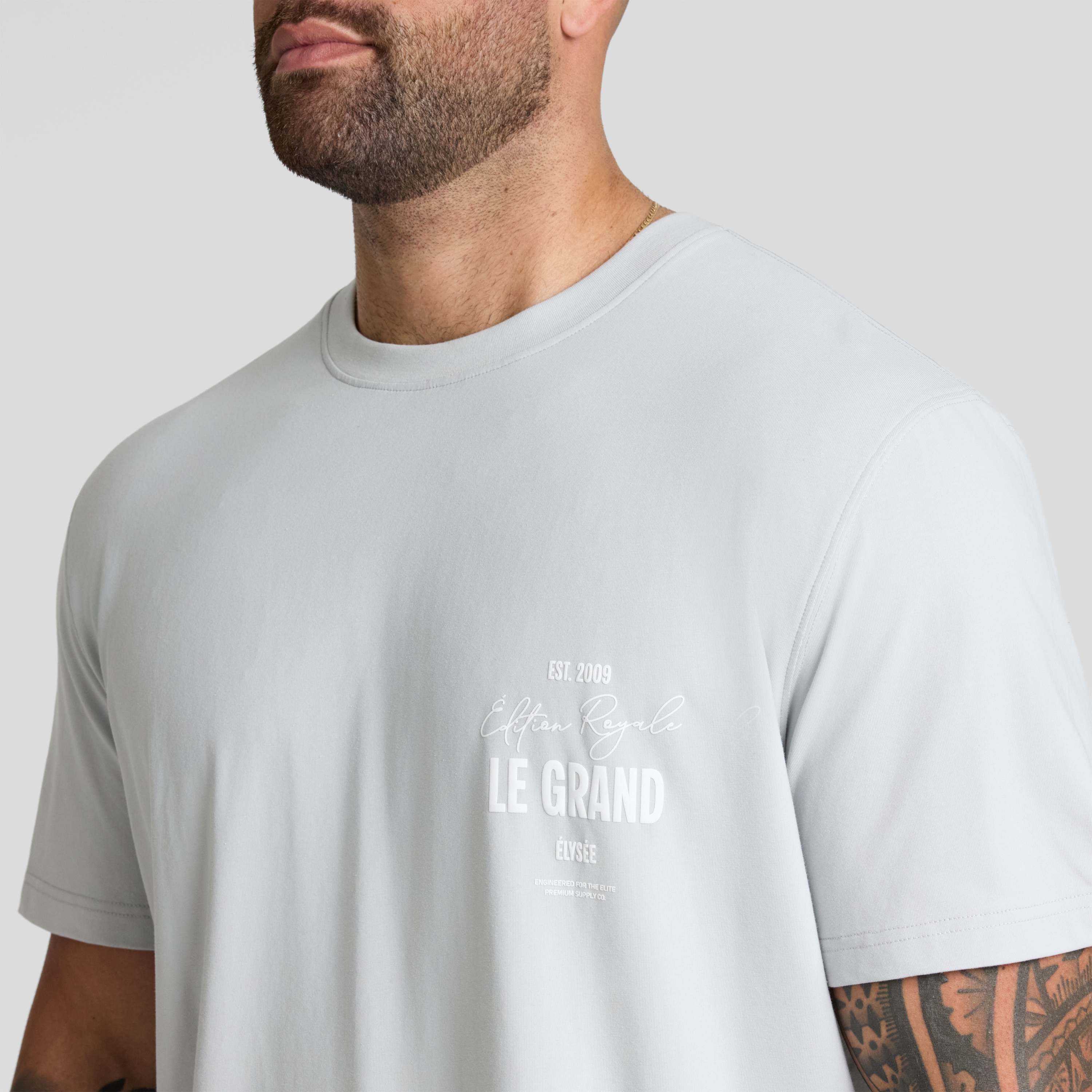 Cool Grey Royale Stretch Classic Tee