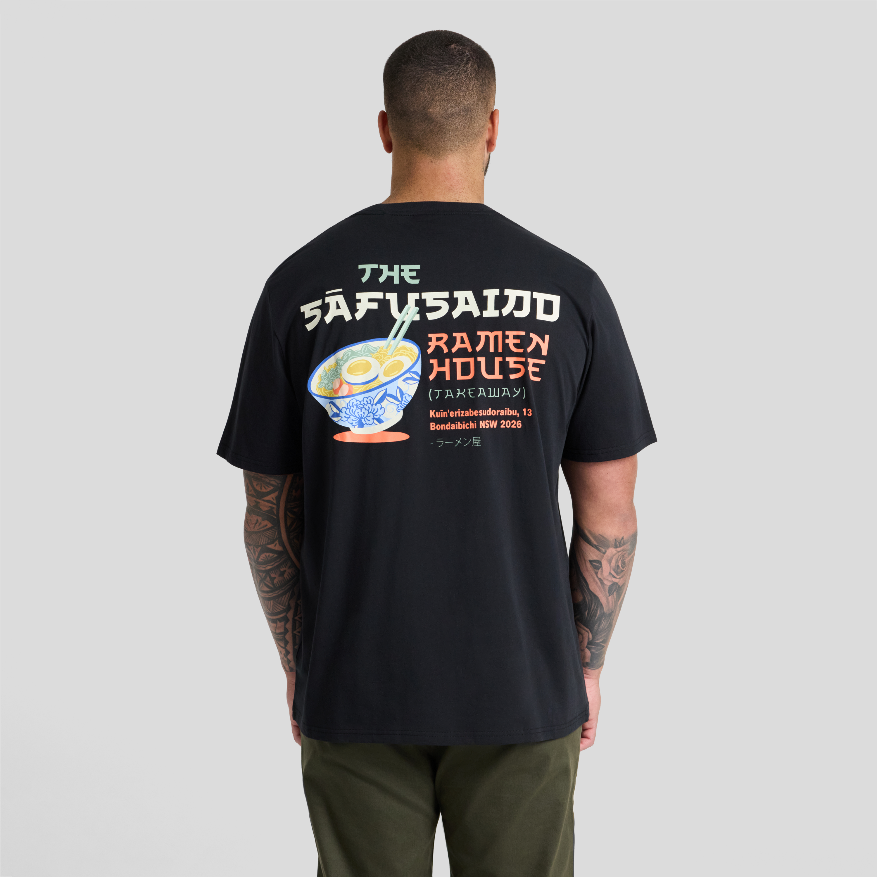 Ramen Crew Neck Tee