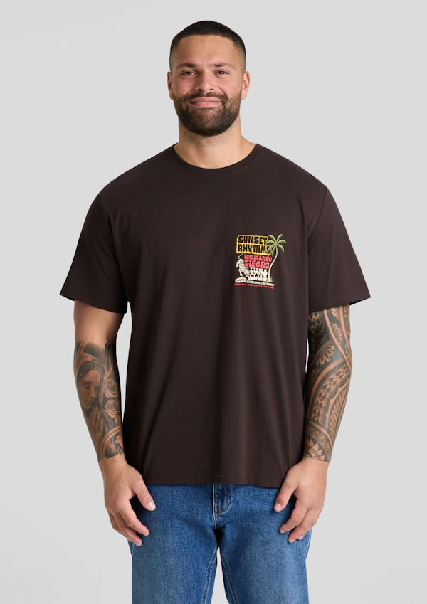 Chocolate Sunset Crew Neck Tee