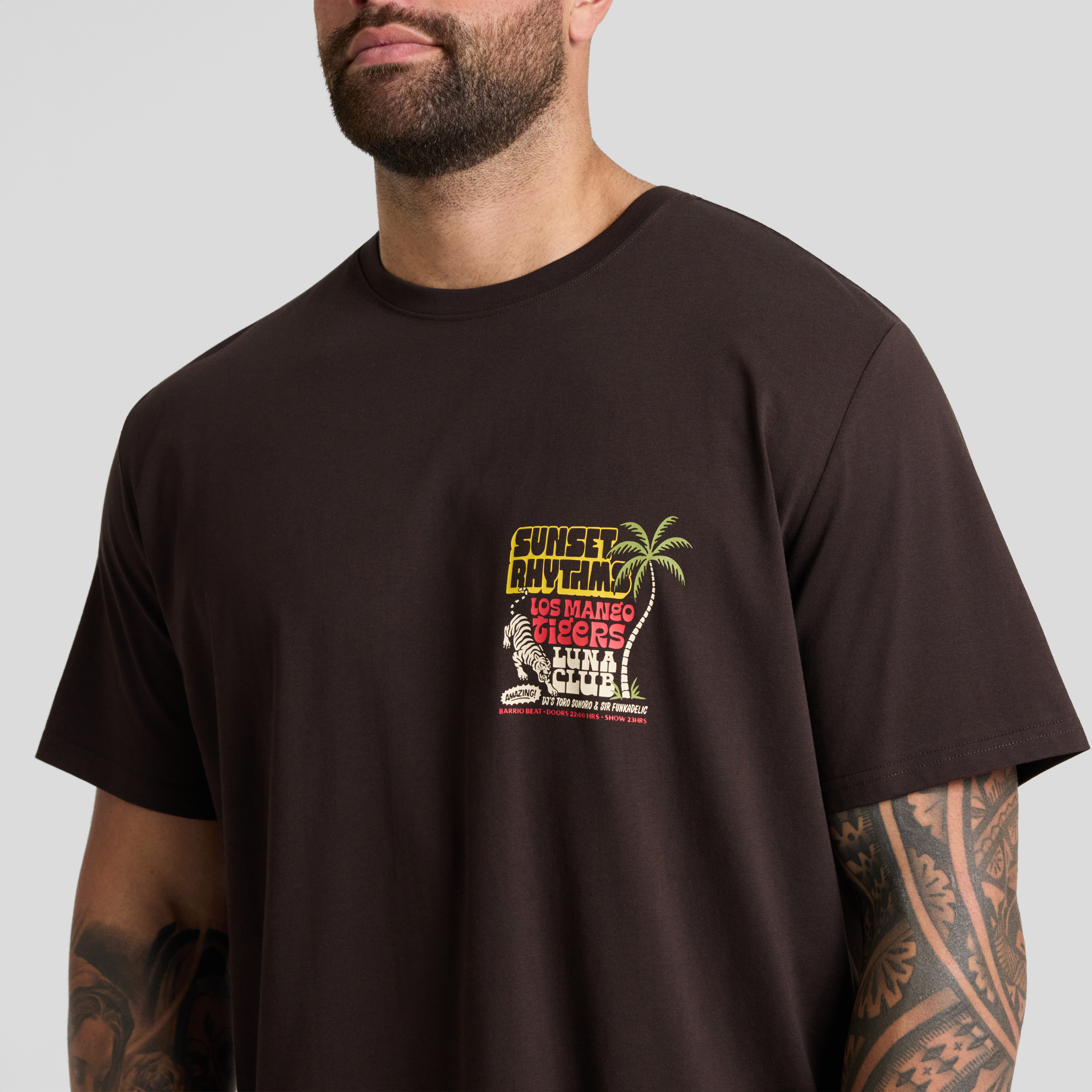 Chocolate Sunset Crew Neck Tee