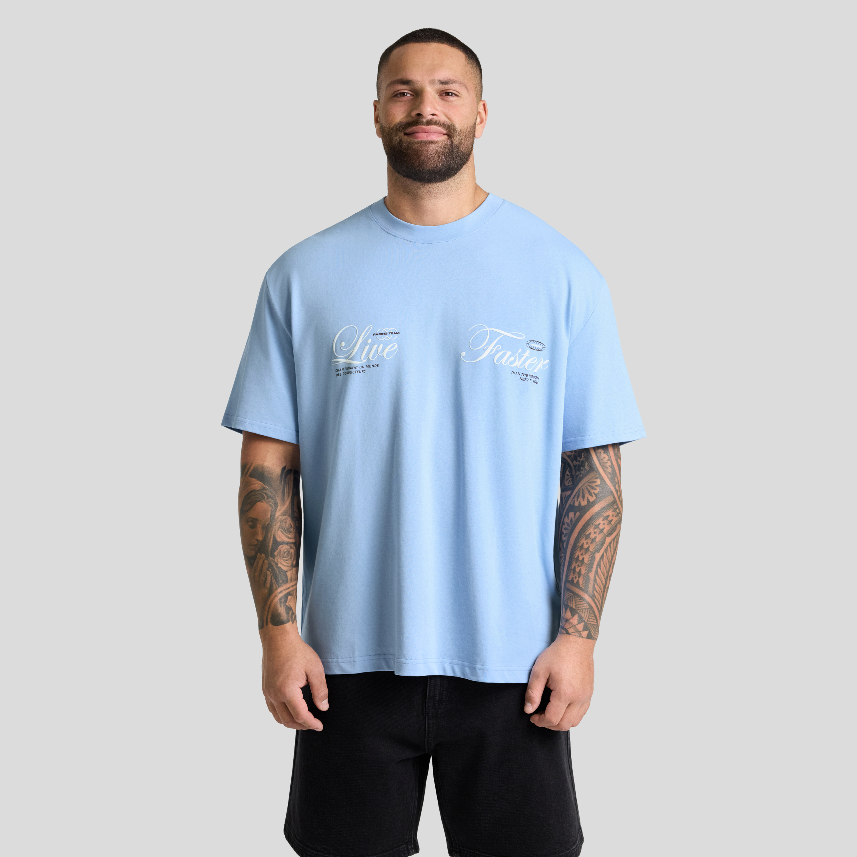 Light Blue Fast Relaxed Fit Tee