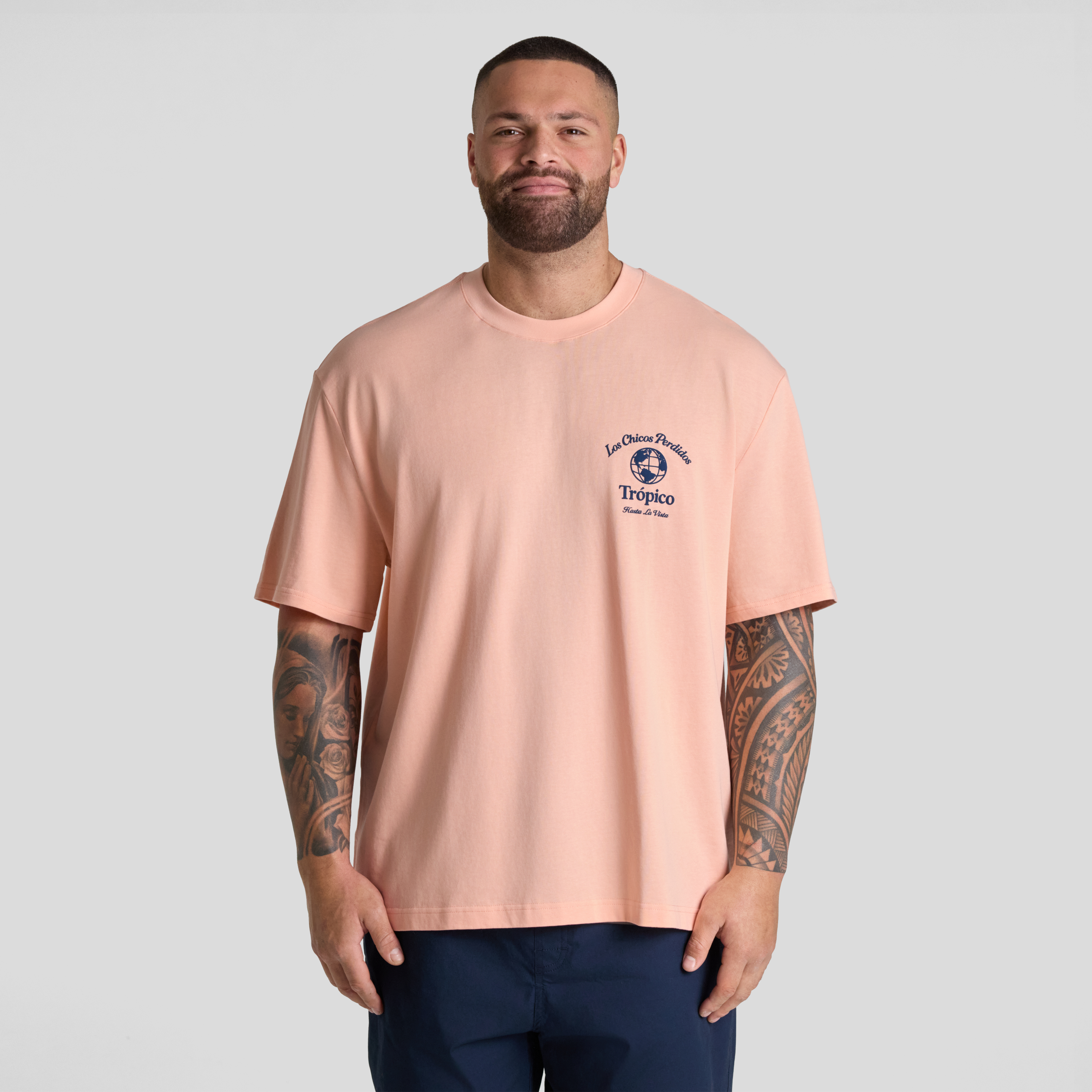 Peach Tropico Relaxed Fit Tee