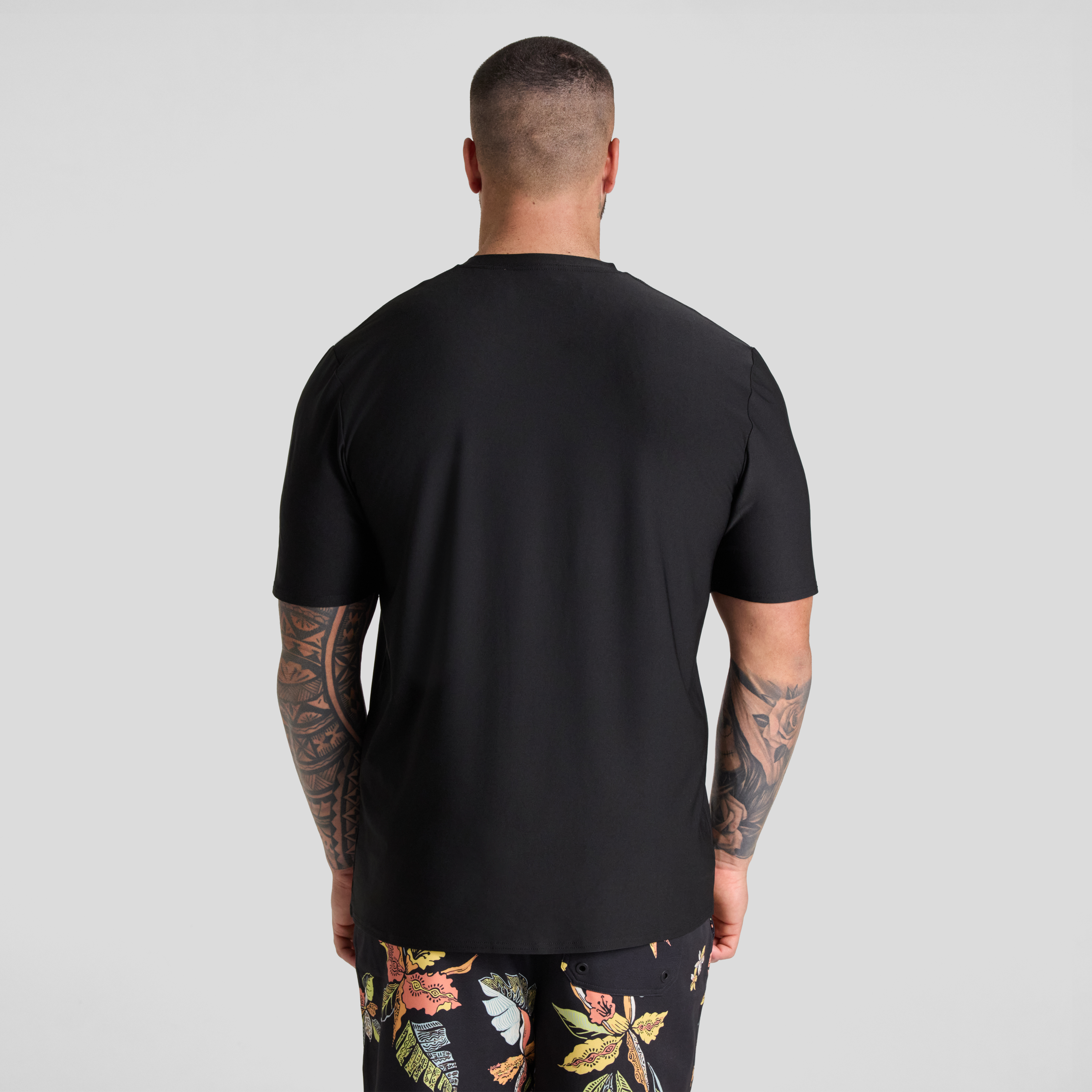 Black High Tide Swim Surf Tee