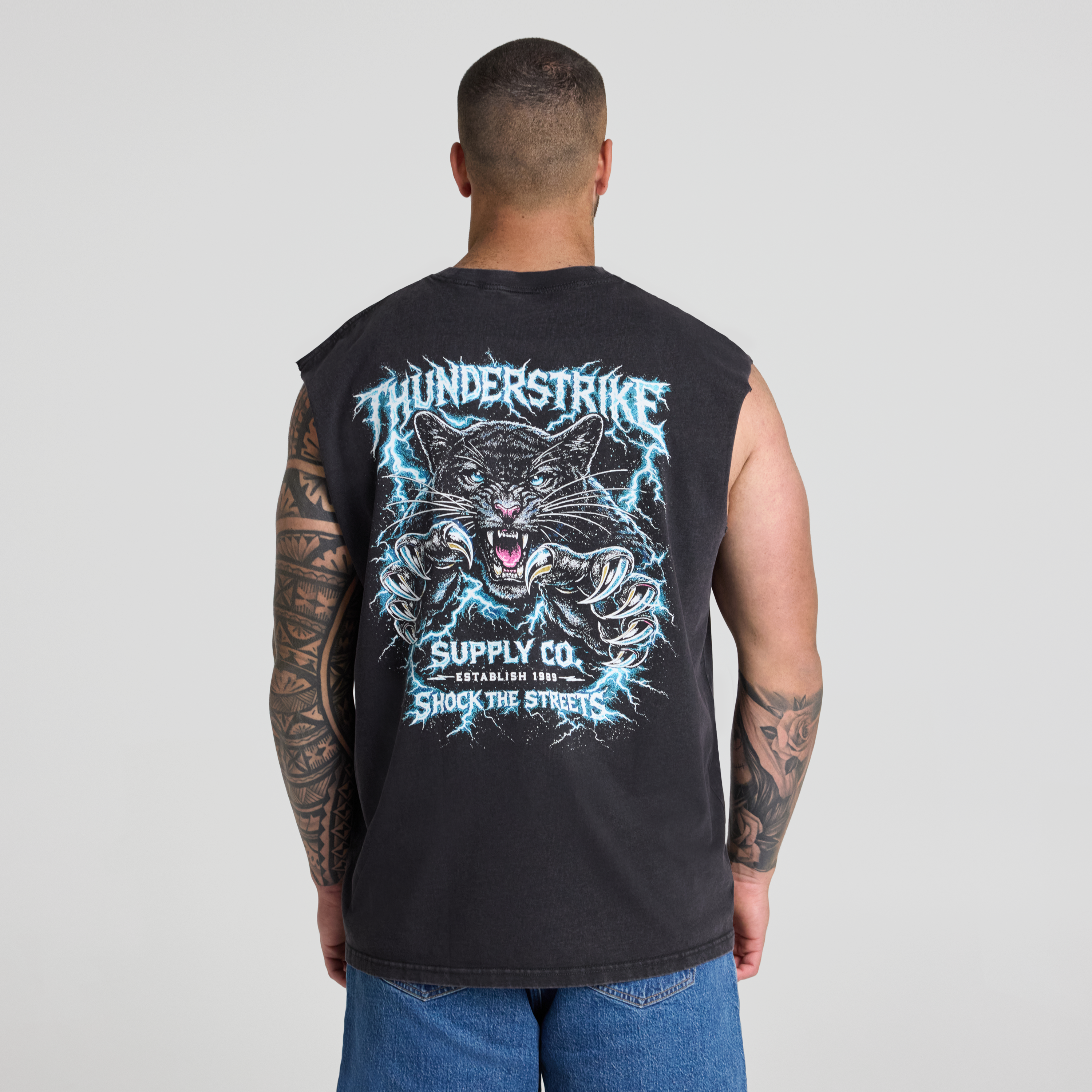 Thunderstrike Muscle Tee