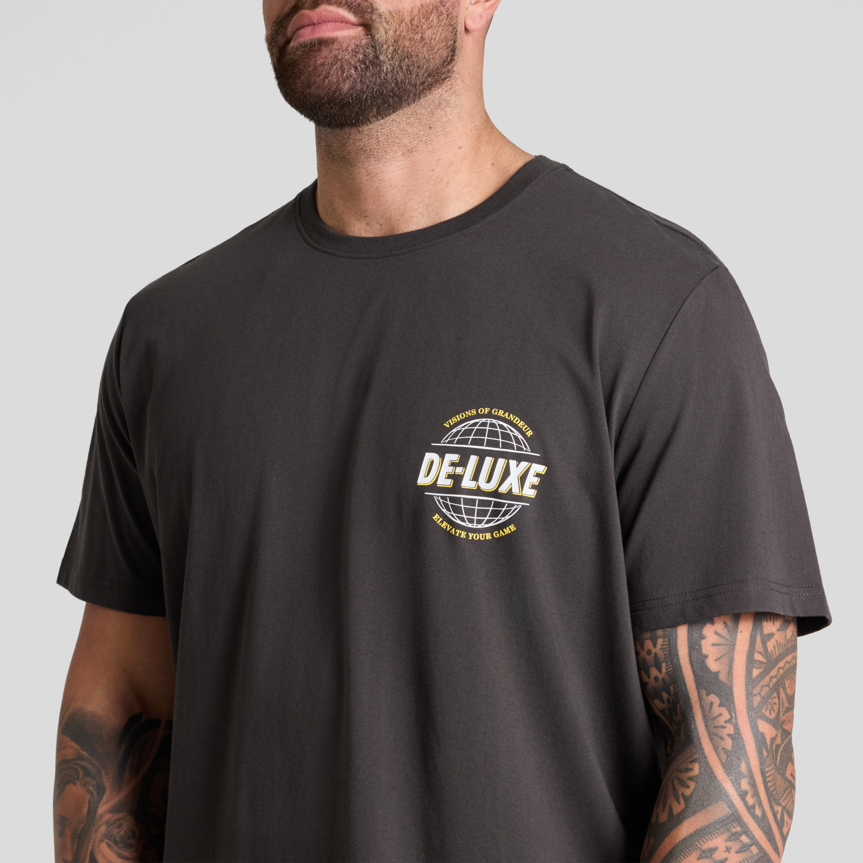 Charcoal Syndicate Longline Tee