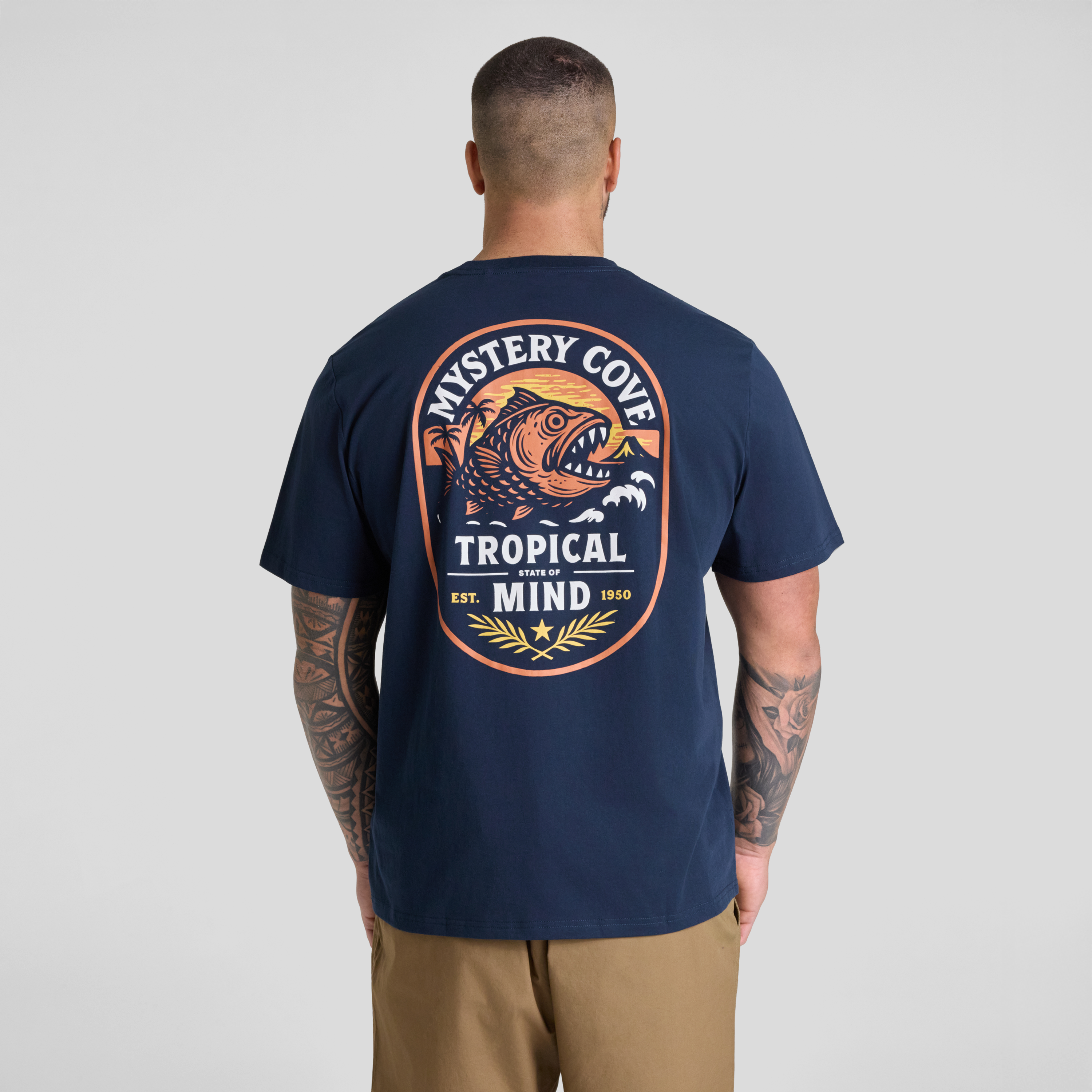 Mystery Cove Crew Neck Tee