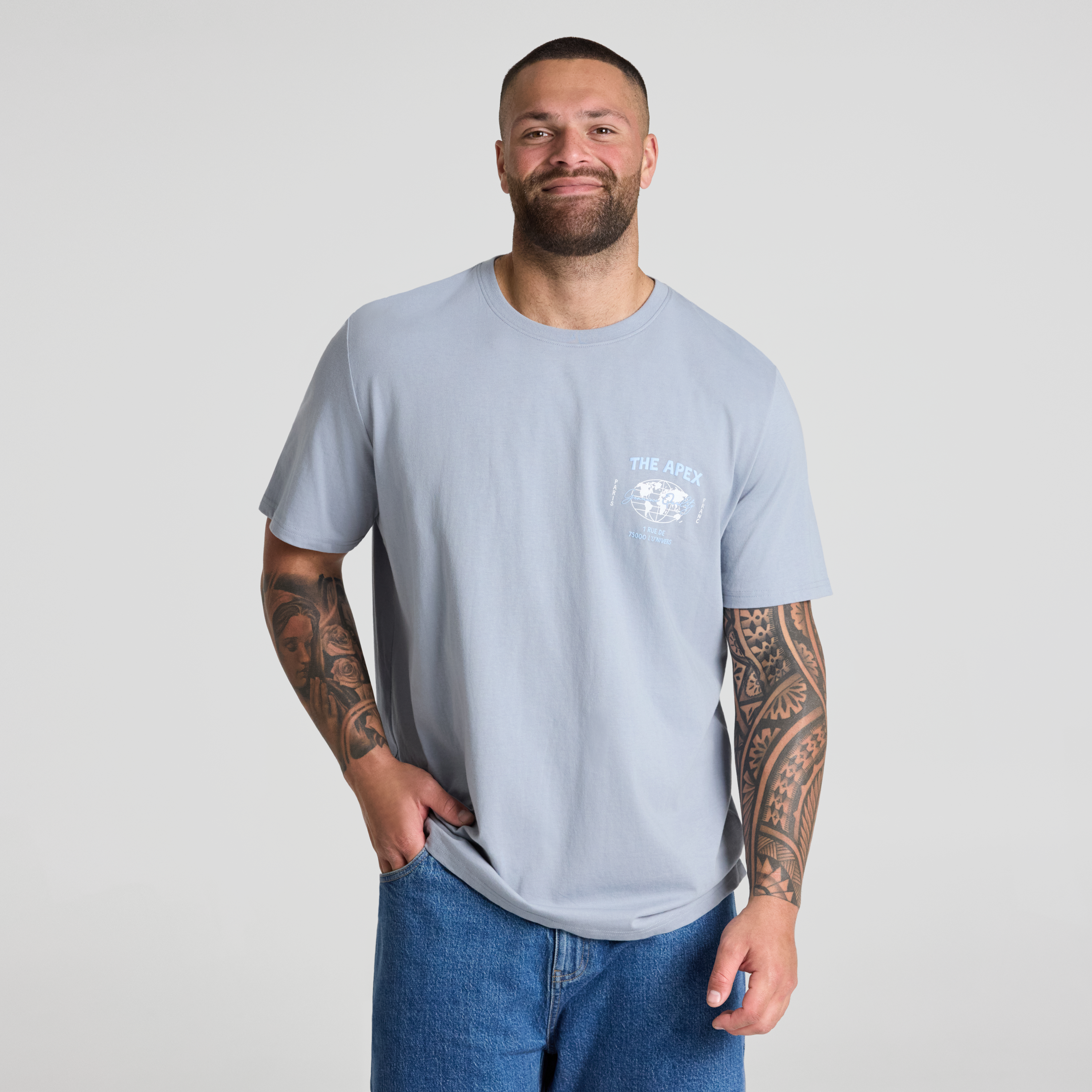 Slate Apex Longline Tee