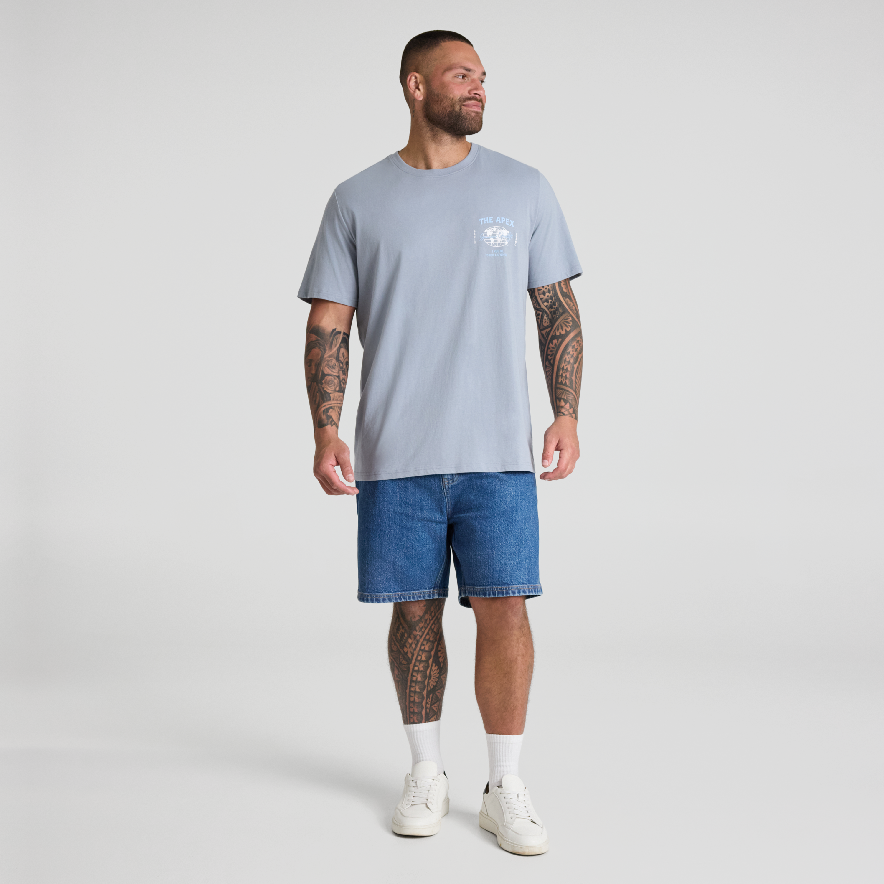 Slate Apex Longline Tee