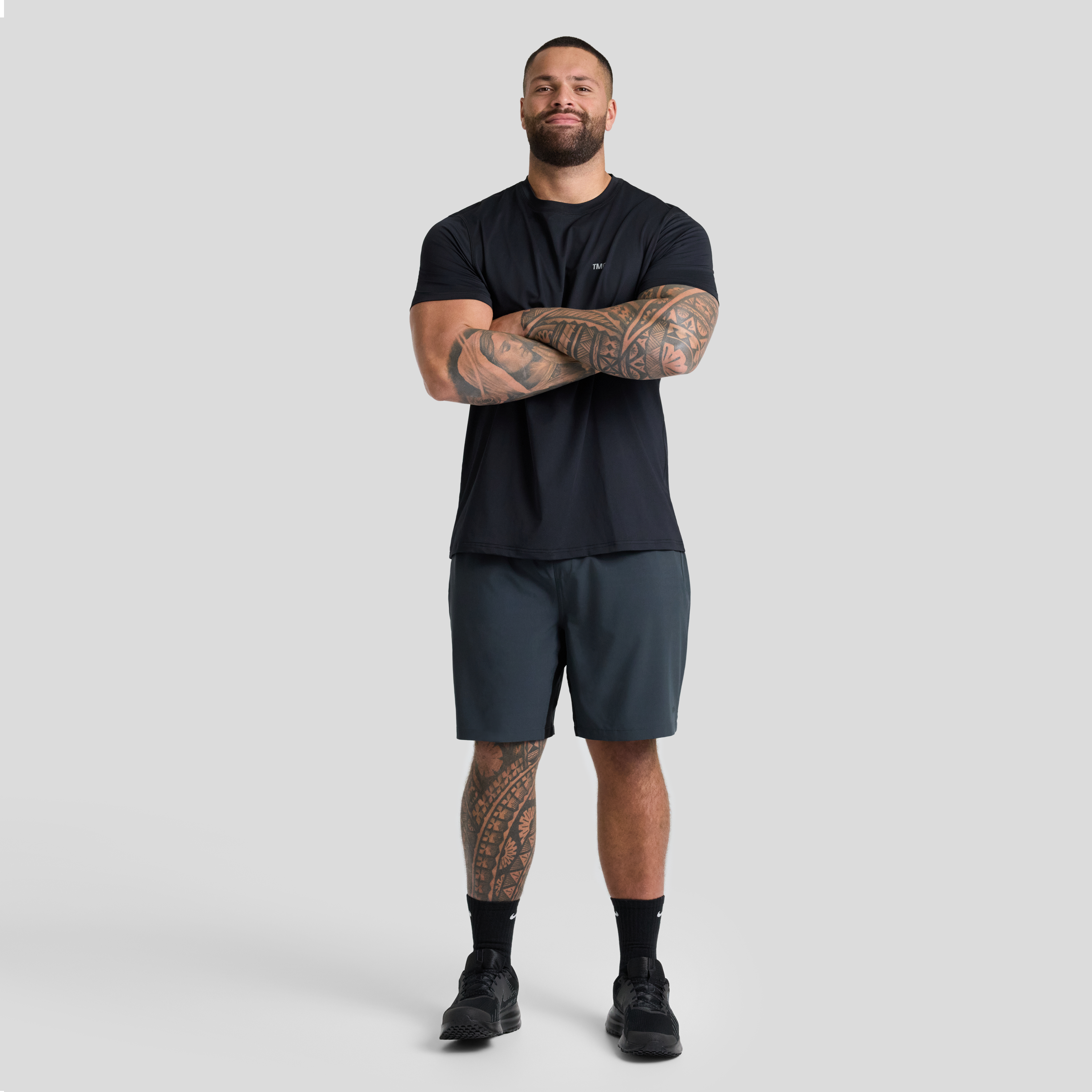 Black Tmr Active Training Tee