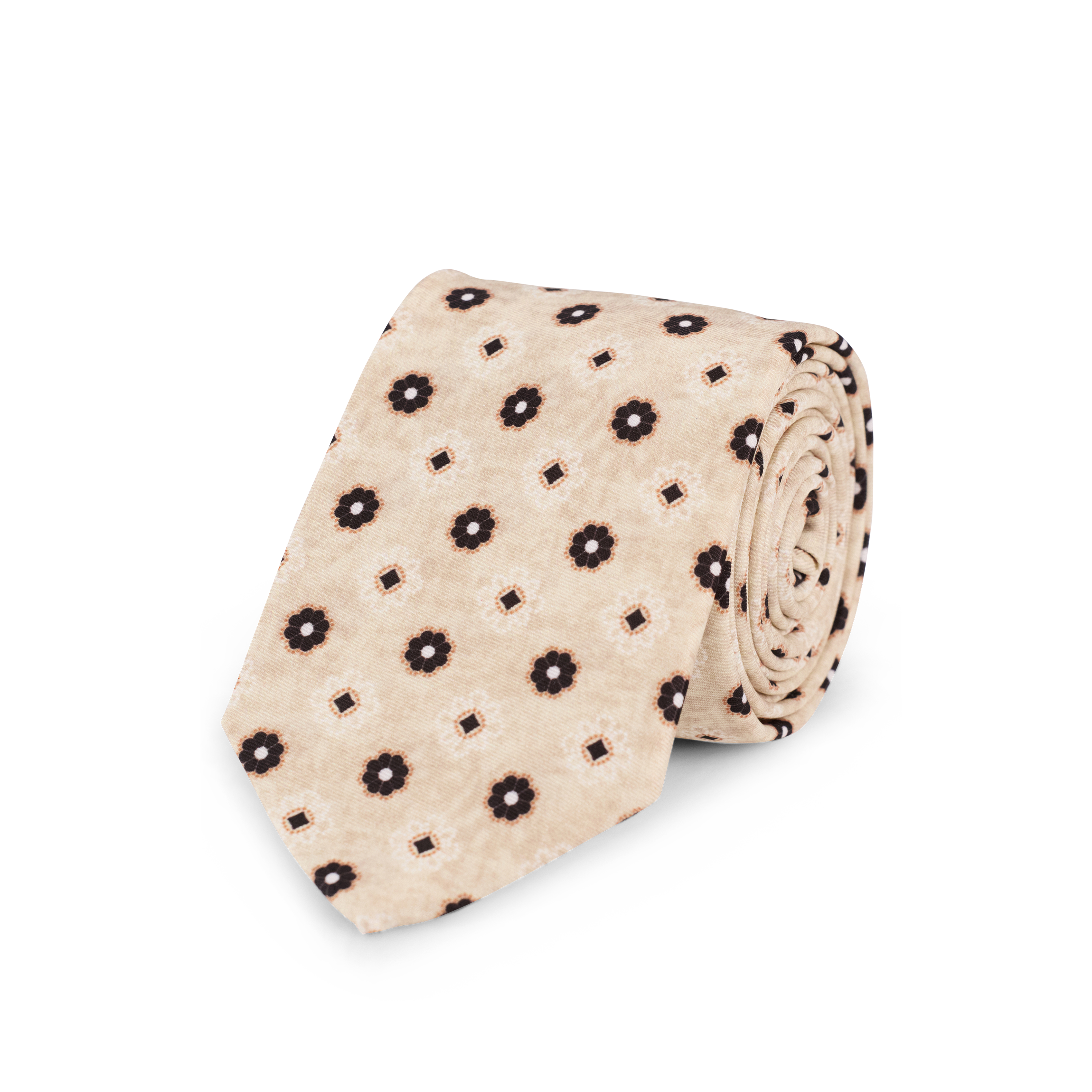 Printed Foulard Tie