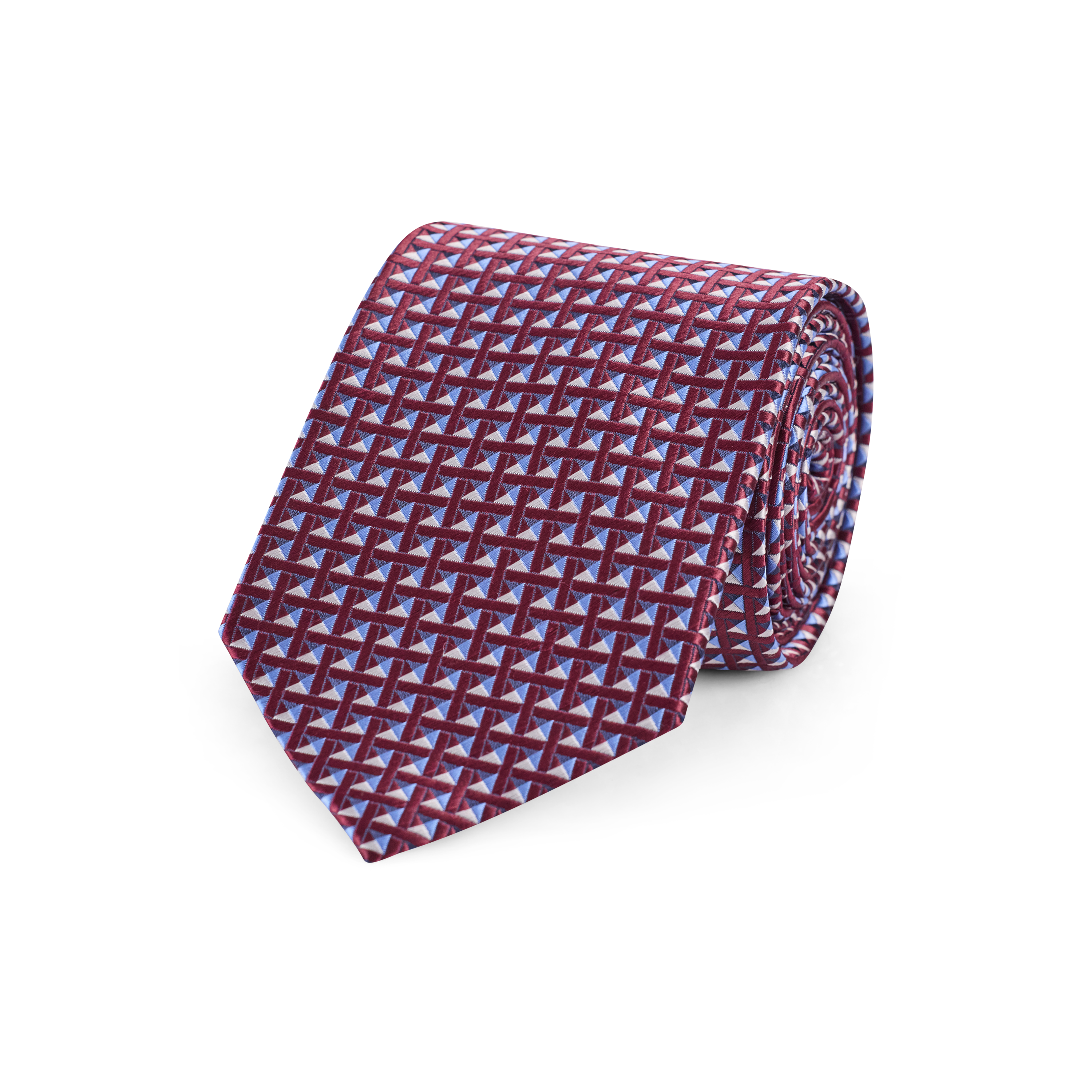 Geo Jacquard Wide Tie