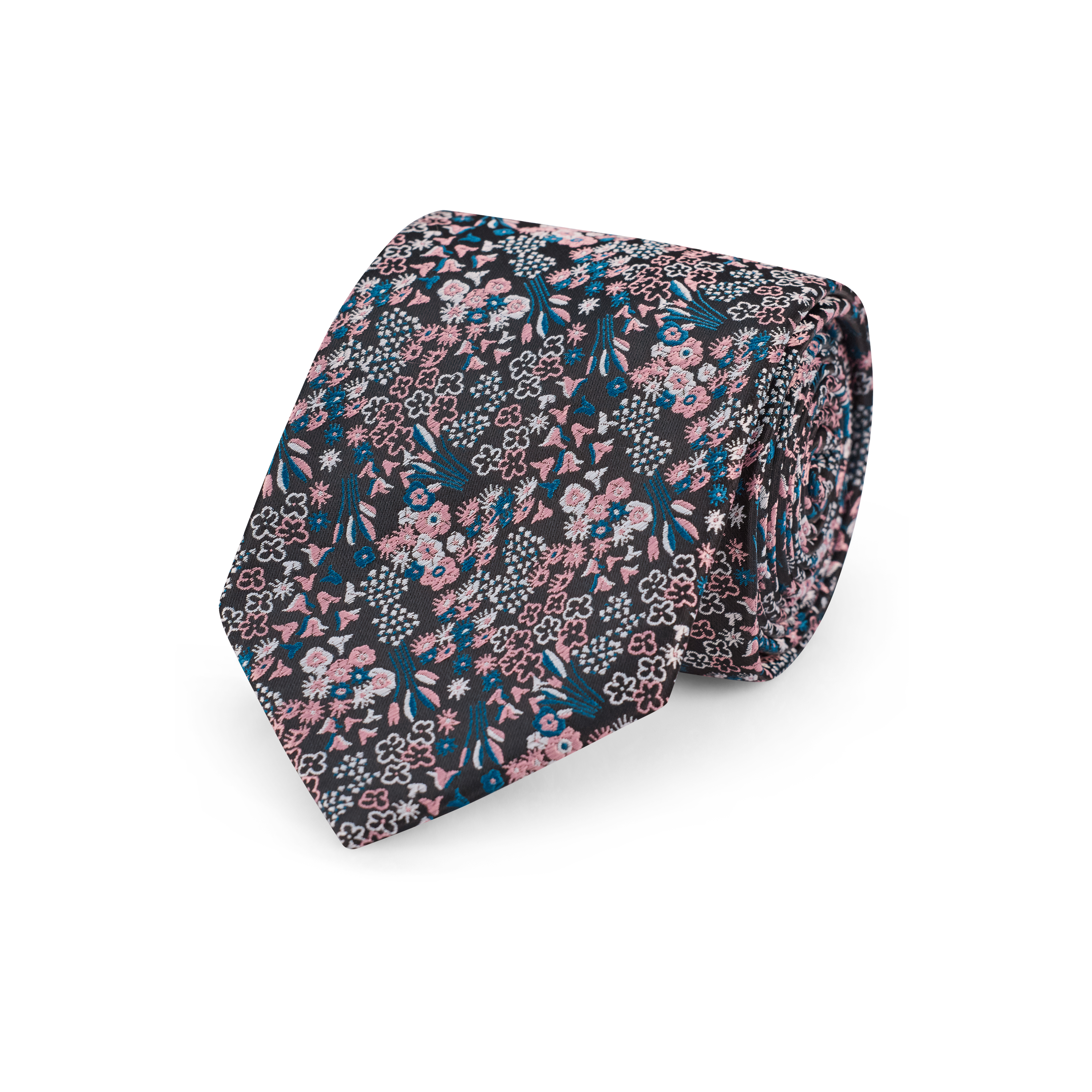 Ditsy  Jacquard Wide Tie