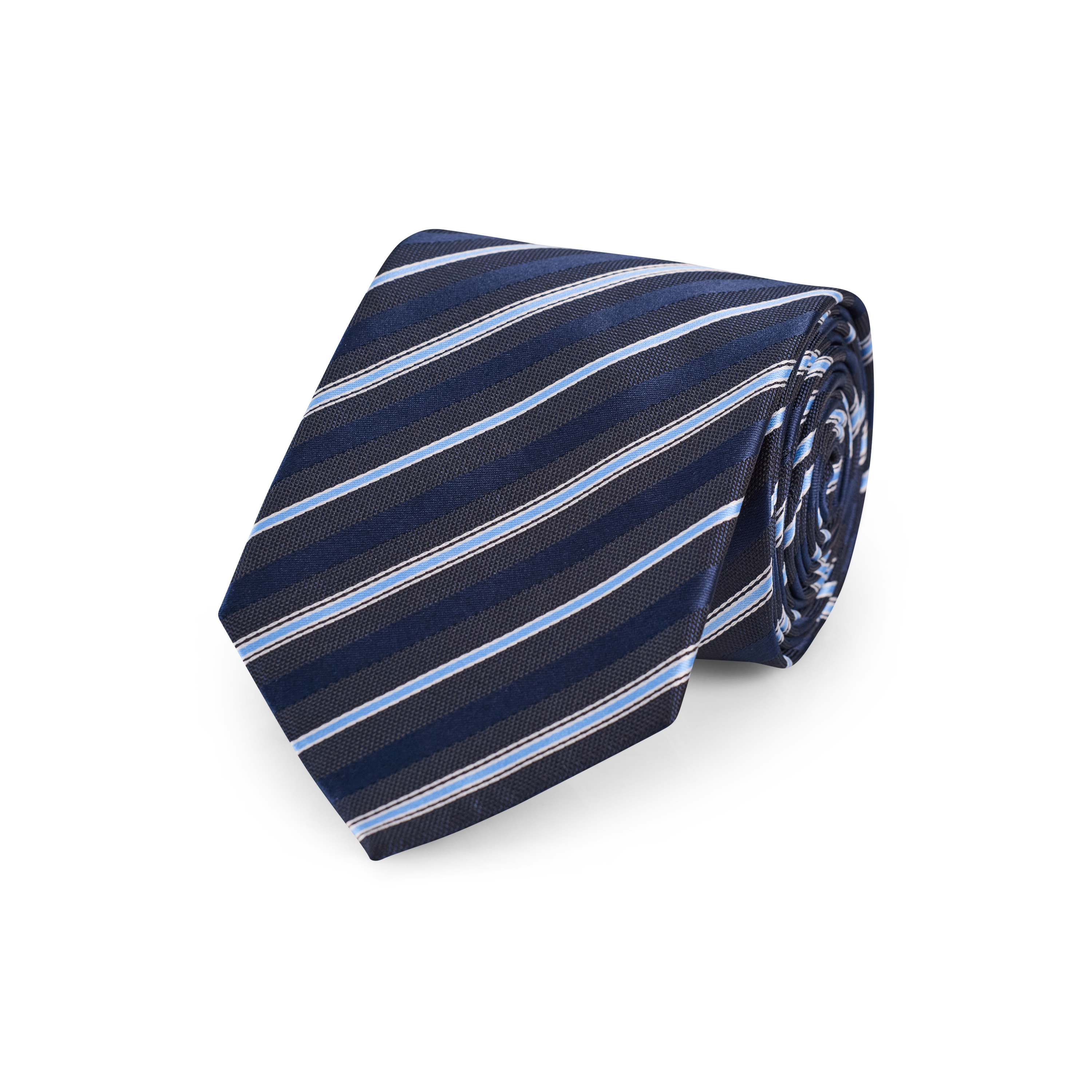 Jacquard Stripe Wide Tie