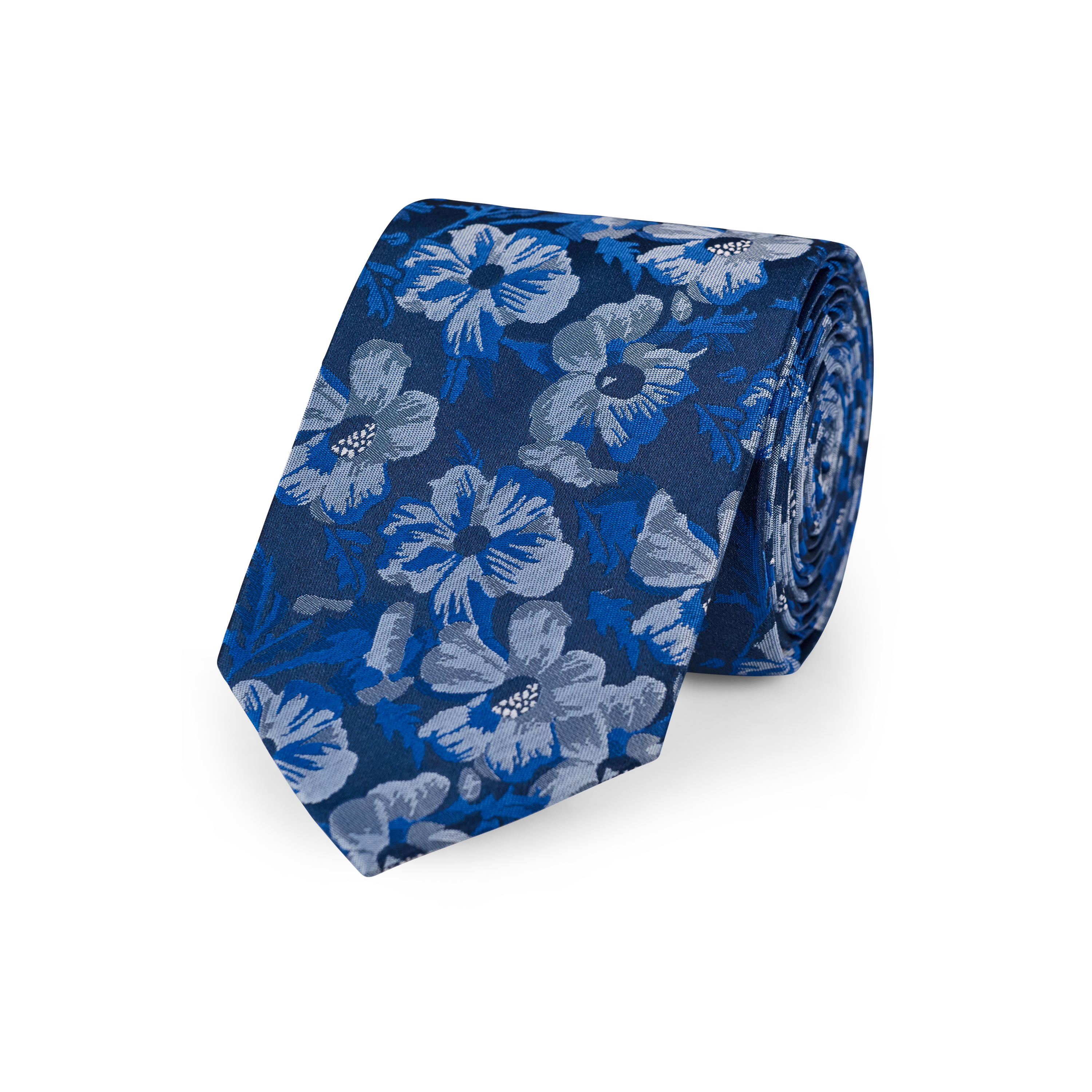 Two Tone Floral Jacquard Tie